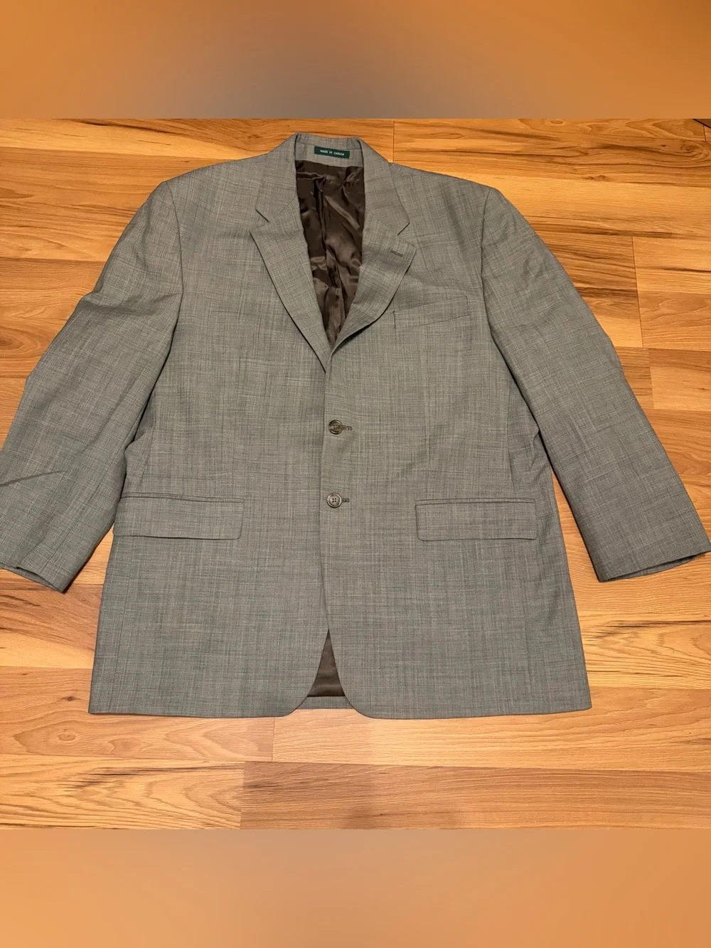 90’s Wool Lauren Ralph Lauren Men's Gray Plaid Sport Coat